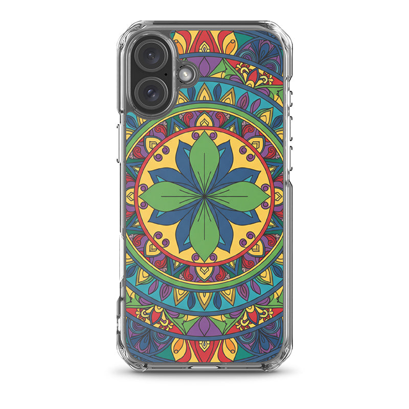Mandala Art Clear Case – Slim Transparent Protective iPhone Cover