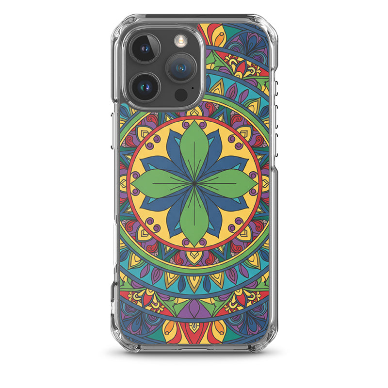 Mandala Art Clear Case – Slim Transparent Protective iPhone Cover