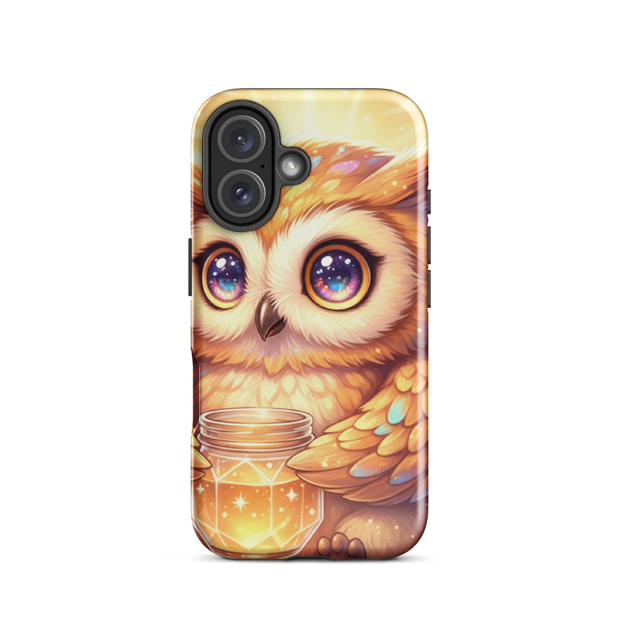 Golden Owl with Star Jar – Tough Protective iPhone Case