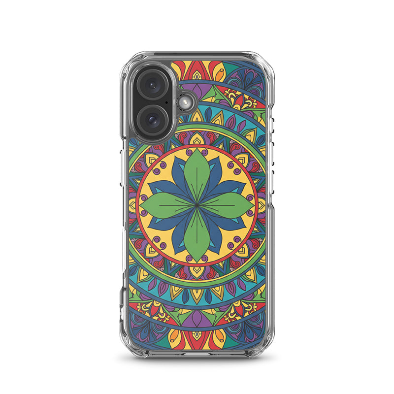 Mandala Art Clear Case – Slim Transparent Protective iPhone Cover