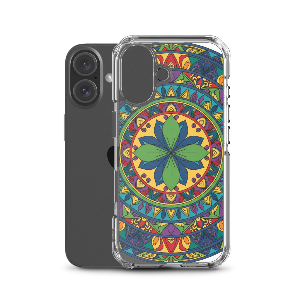 Mandala Art Clear Case – Slim Transparent Protective iPhone Cover