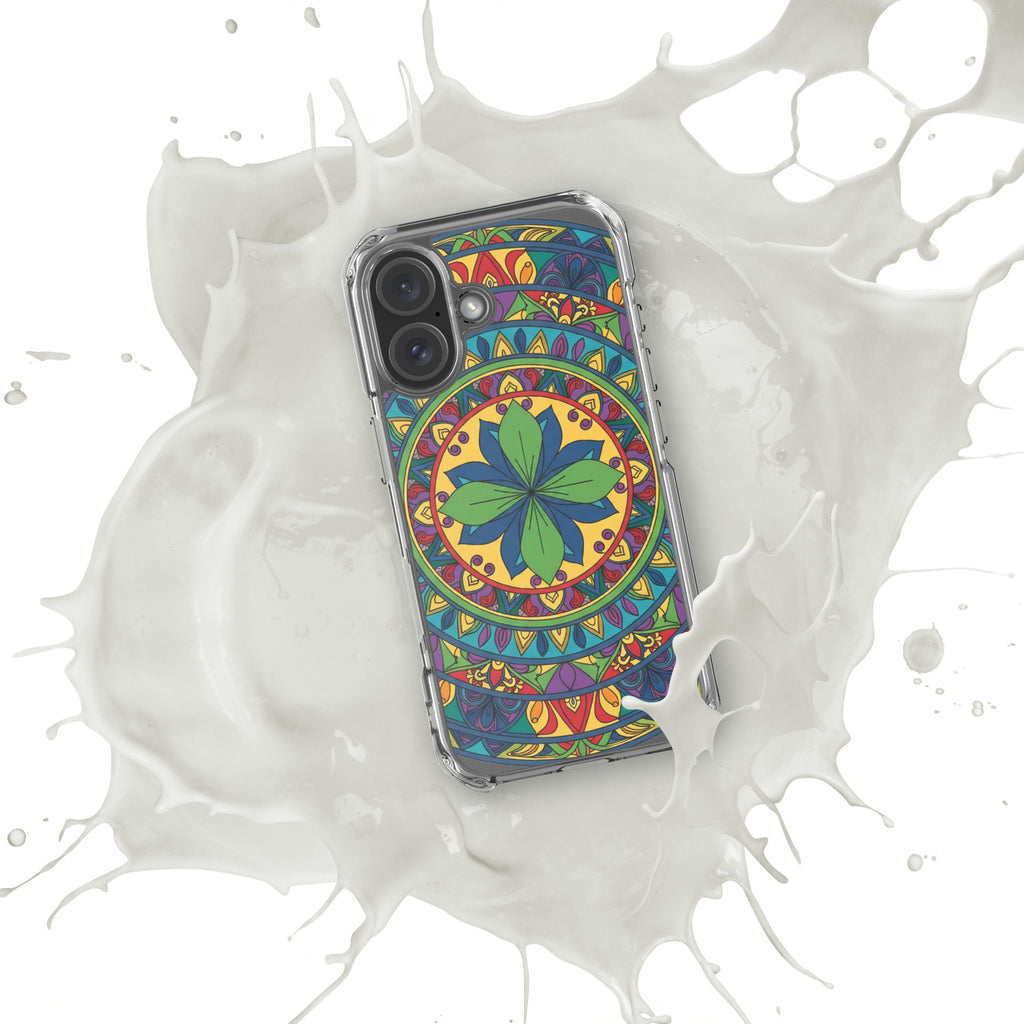 Mandala Art Clear Case – Slim Transparent Protective iPhone Cover