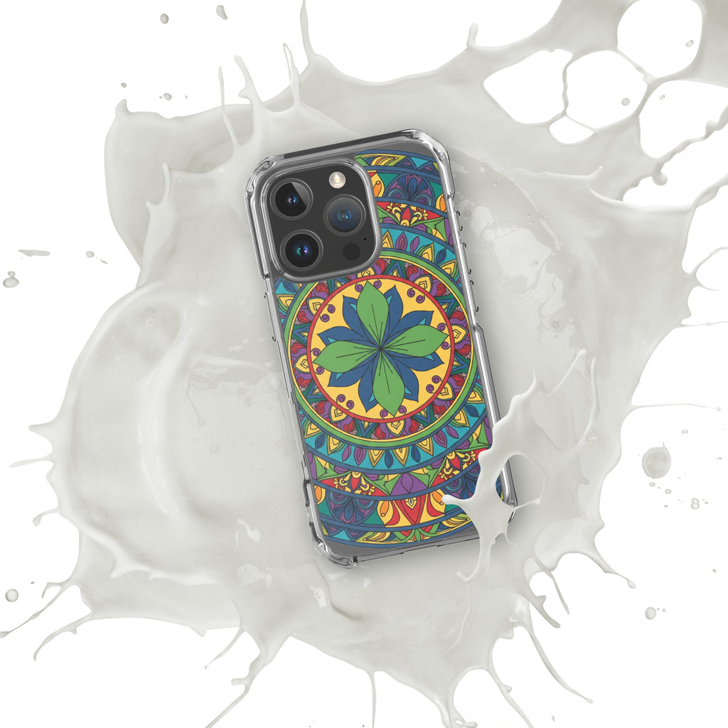 Mandala Art Clear Case – Slim Transparent Protective iPhone Cover