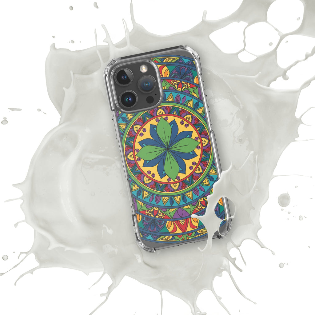 Mandala Art Clear Case – Slim Transparent Protective iPhone Cover