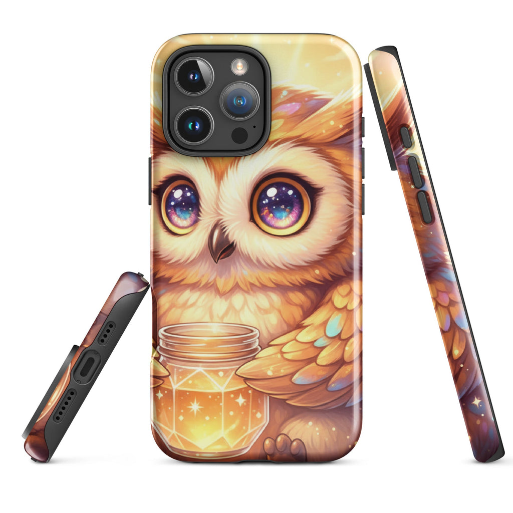 Golden Owl with Star Jar – Tough Protective iPhone Case
